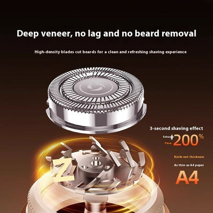 Mini Fully Washable Super Clean Portable Blade Men’s Electric Shaver