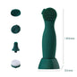 Multifunctional Electric Silicone Cleansing Instrument - Green / USB