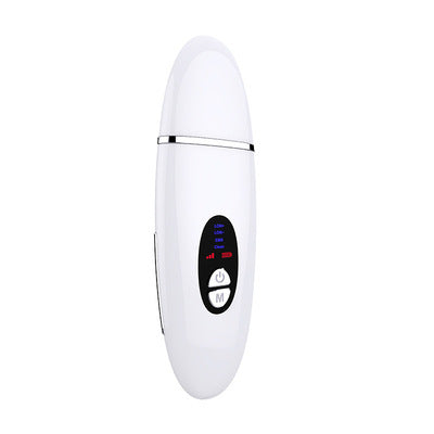 New Ultrasonic Beauty Shovel Exfoliating Moisturizing Blackhead Remover Facial Pore Cleaner Manufacturer - White / USB