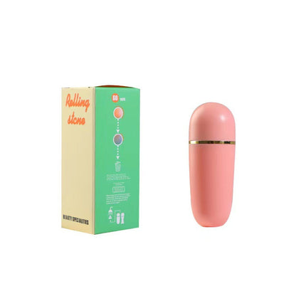 Oil Suction Cleaning Pore Reduction Face Cleaning Massager Oil Suction Wheel - Pink