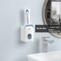 Punch Free Rack Toothpaste Holder Lazy Fantastic Squeezing Tool - Nordic Blue / Classic Style