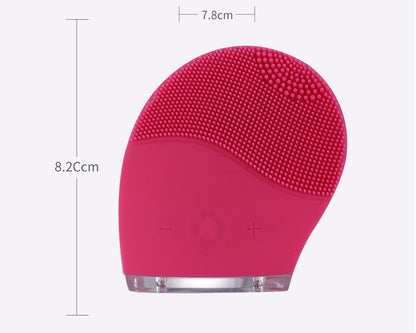 Silica Gel Cleaner Electric Face Washing Pore Cleaner Waterproof Charging