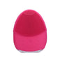 Silicone Wireless Charging Facial Washing Machine - Rose Red