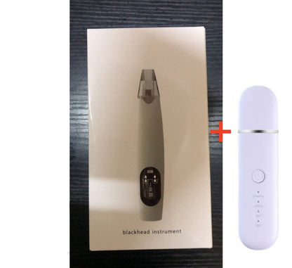 The New Ultrasonic Facial Cleanser Peeling Machine Removes Facial Blackheads - Purple B set
