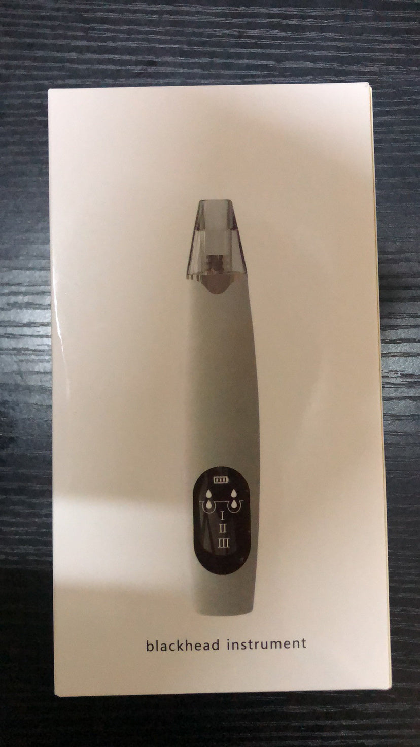 The New Ultrasonic Facial Cleanser Peeling Machine Removes Facial Blackheads - Blackhead suction English 1pcs