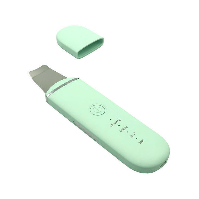 The New Ultrasonic Facial Cleanser Peeling Machine Removes Facial Blackheads - Green