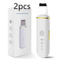 The New Ultrasonic Facial Cleanser Peeling Machine Removes Facial Blackheads - White 2pcs