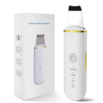 The New Ultrasonic Facial Cleanser Peeling Machine Removes Facial Blackheads - White