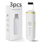 The New Ultrasonic Facial Cleanser Peeling Machine Removes Facial Blackheads - White 3pcs