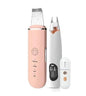 The New Ultrasonic Facial Cleanser Peeling Machine Removes Facial Blackheads - Pink 3pieces set