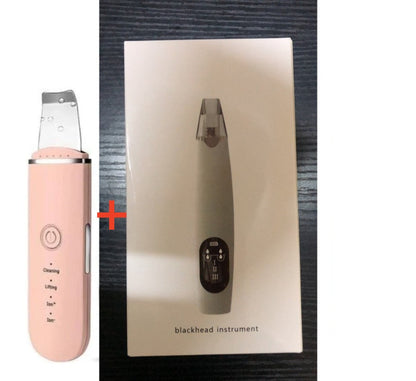 The New Ultrasonic Facial Cleanser Peeling Machine Removes Facial Blackheads - Pink B set