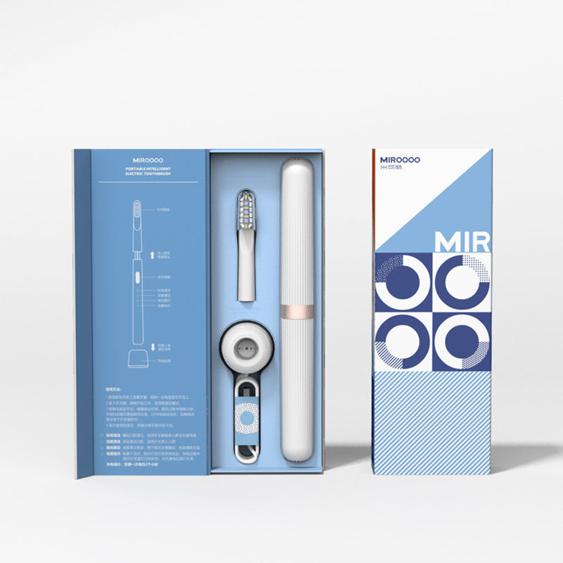 Travel Portable Electric Toothbrush - Silver / USB