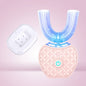 U-shaped lazy ultrasonic electric toothbrush - Pink
