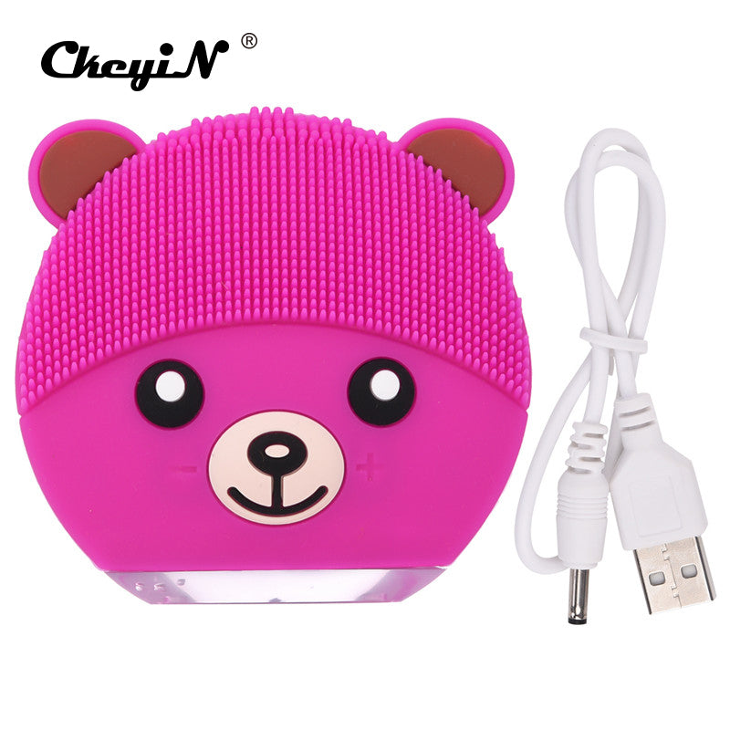 Ultrasonic Cleansing Device - Rose Red