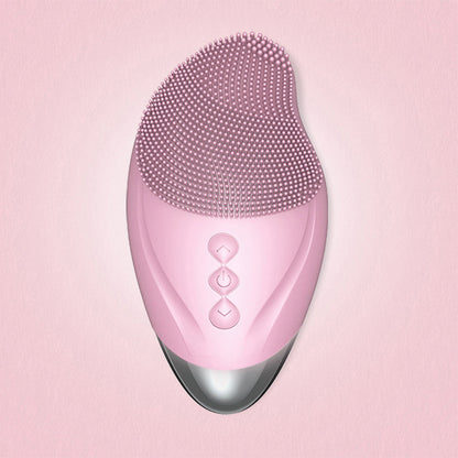 Waterproof silicone cleansing instrument - Pink / Heating models